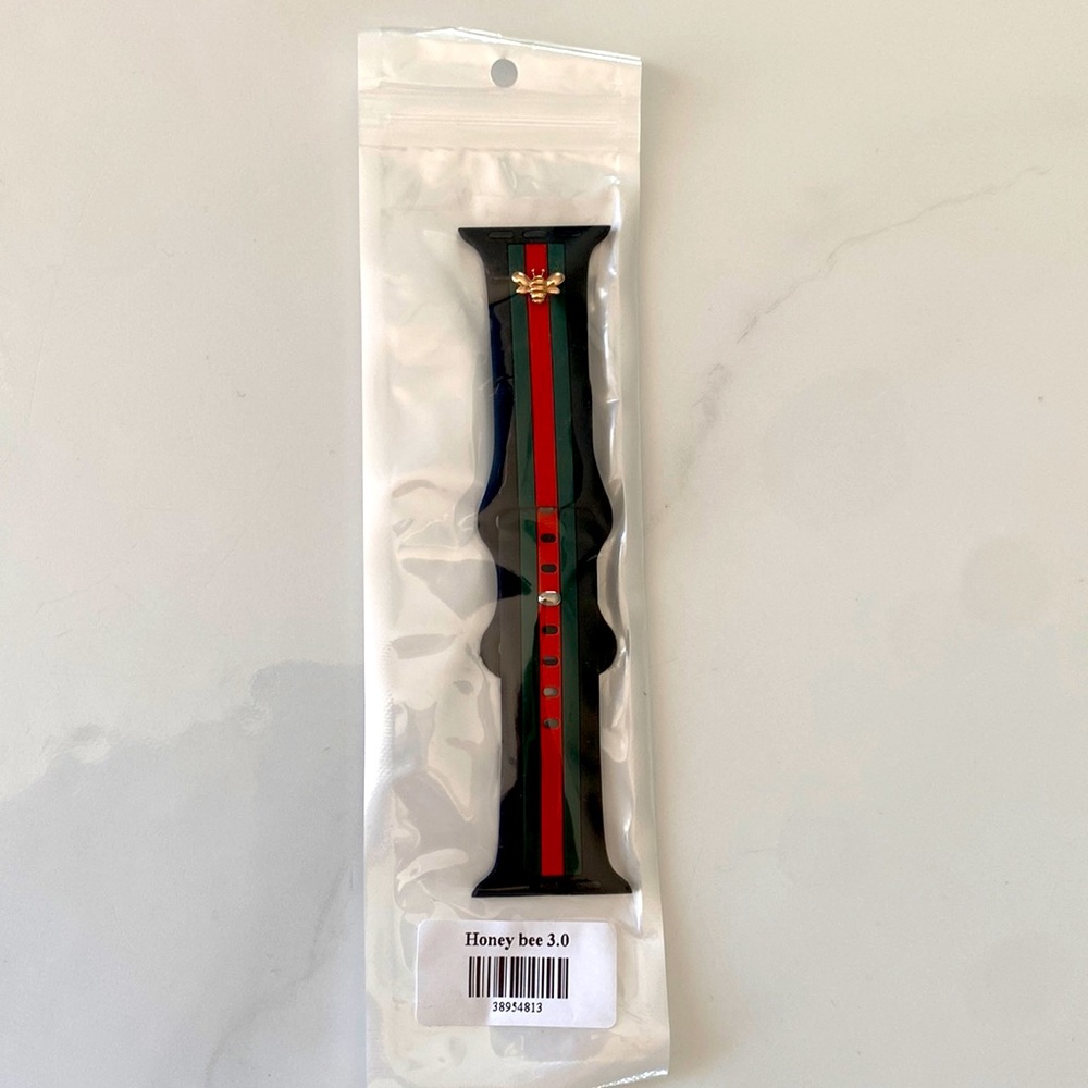 Strawberry Avocados Honey bee 3.0 Apple Watch Band